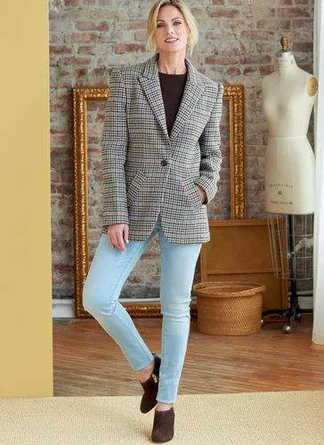 Vista 5 de Butterick B6862B5 Kit de patrón de costura para chaqueta de señorita, código B6862, tallas 8-10-12-14-16