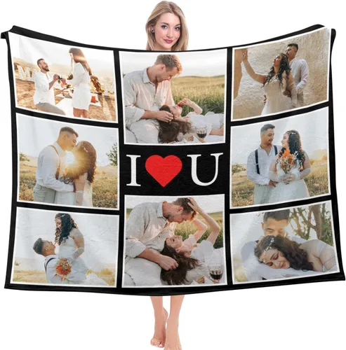 Vista 27 de Mantas personalizadas para niños con camiones, mantas con nombre personalizado para niños, niñas, familia, bebés, regalos personalizados