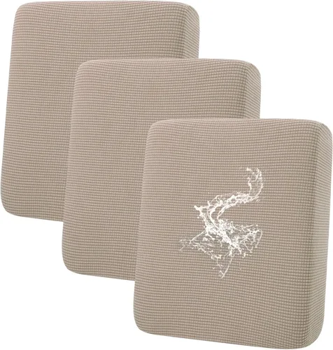 Vista 70 de Fundas impermeables para sofá seccional, fundas de cojín antideslizantes para sofá Ajuste seccional en forma de L, tela jacquard elástica, parte