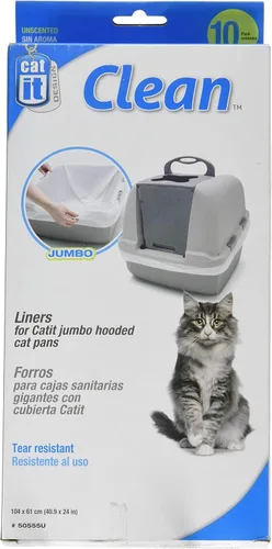 Vista 6 de Catit Forro de repuesto para bandeja de arena Catit Jumbo con capucha para gatos