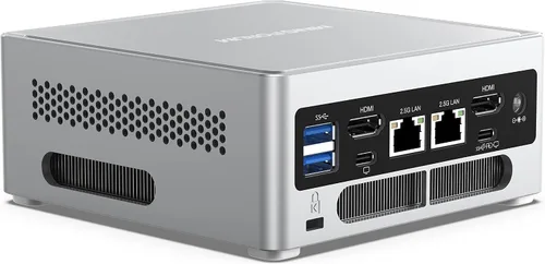 Vista 10 de MINISFORUM Mini PC M1 Plus, Intel Core i5-12600H (12C/16T, 4.5GHz), 16GB DDR5 RAM, 512GB SSD, triple pantalla 4K (HDMI/DP/USB 4.0), puerto dual