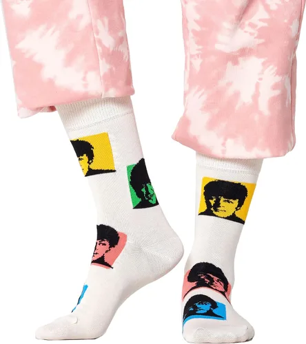 Vista 2 de Happy Socks Calcetines unisex con siluetas de los Beatles