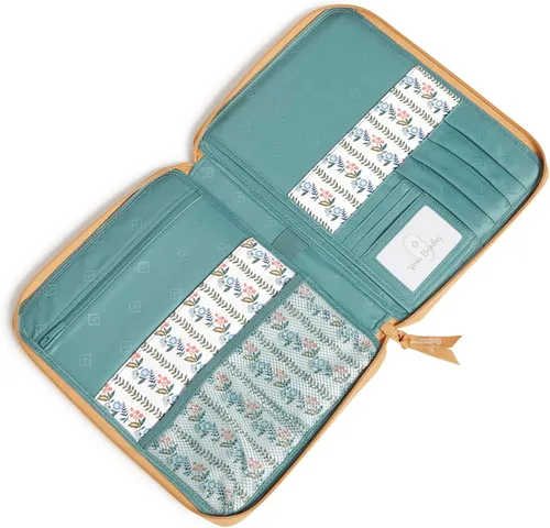 Vista 2 de Vera Bradley Organizador de tabletas de algodón para mujer