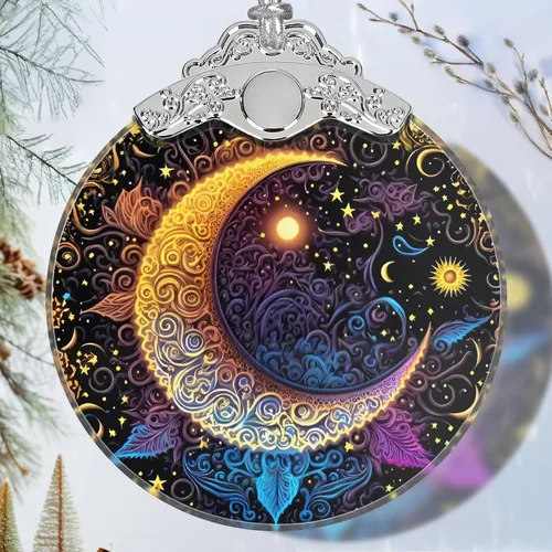 Vista 21 de Ornamento de Hada de Vidrio Emplomado de Navidad - Decoración para el Hogar - Ideas de Regalos Navideños - Intercambio de Regalos - Hada Hermosa