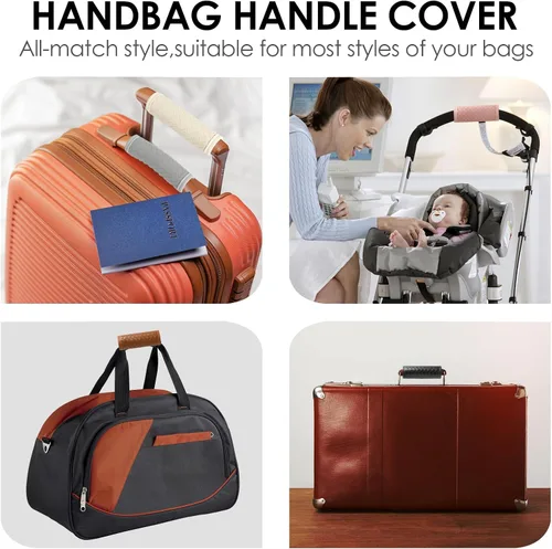 Vista 6 de Envolturas para asa de equipaje, fundas para asas de maleta de viaje, fundas para asas de identificación de maleta, fundas para fabricantes