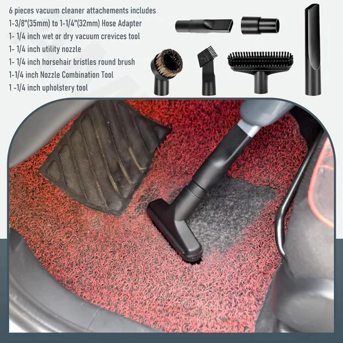 Vista 7 de Kit de adaptador universal de accesorios – Herramienta extensible para hendiduras, accesorios compatibles con BLACK+DECKER Dustbuster, se adapta a