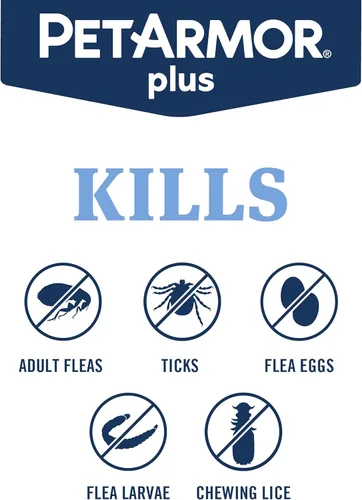 Vista 3 de petarmor Plus & de pulgas Tick Tratamiento para gatos, más de 1,5 kg, 3 ct