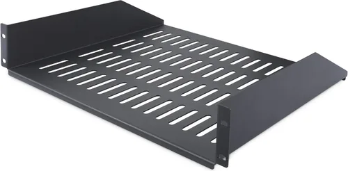 Vista 9 de StarTech - Estante ventilado de 2U para servidores, 12 pulgadas, 25 libras (CABSHELFV2U-12-RACK) EIA-310 19in fit, 24.9 lbs, 12.4 in profundidad