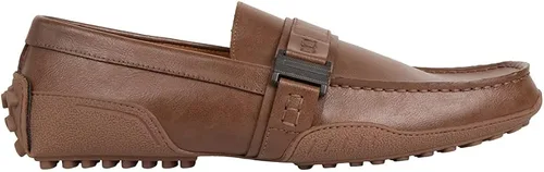 Vista 3 de Kenneth Cole REACTION Mocasines para hombre (Wilson Driver) con forro acogedor para mayor comodidad, plantilla de espuma viscoelástica