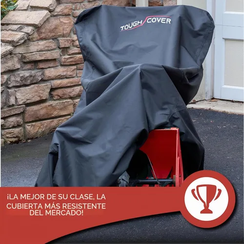 Vista 6 de Cubierta resistente para soplador de nieve, Basic 210D, ajuste estándar, color negro