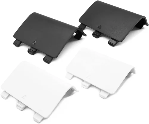 Vista 7 de KELIFANG Cubierta de batería de repuesto para puerta compatible con Xbox One One S One X parte de reparación de carcasa trasera de batería