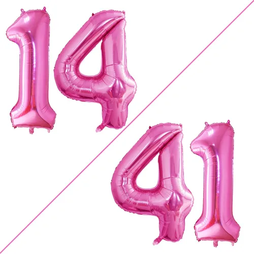 Vista 16 de Goer, conjunto de globos de papel aluminio para decoraciones de cumpleaños, globos de las letras de feliz cumpleaños y de números Oro