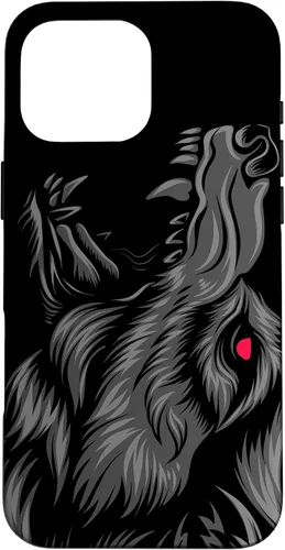 Vista 19 de Viking Fenrir Wolf Howls to The Gods - Norse Mythology Case for iPhone 17