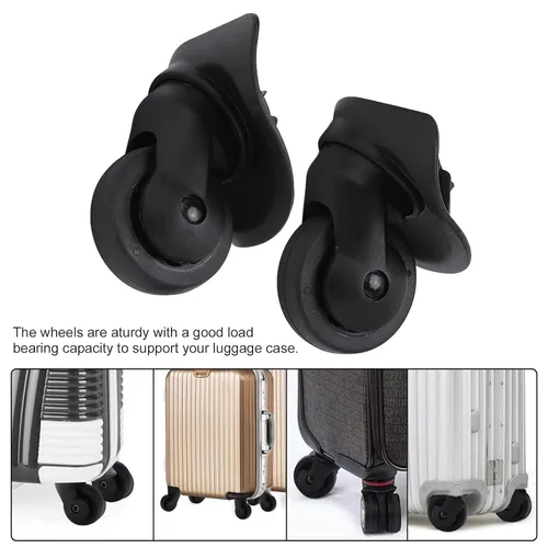 Vista 2 de Maleta Caster 1 par equipaje ruedas silencio repalcement para maleta