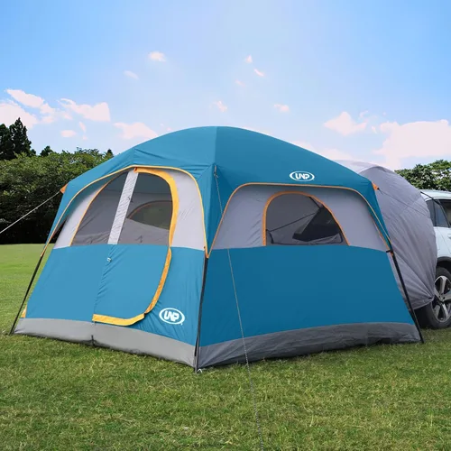 Vista 10 de UNP Tienda de campaña SUV para acampar, tienda de campaña SUV para 6 personas con portón trasero - fácil instalación con sobretecho, 10'x9'x78in(H)