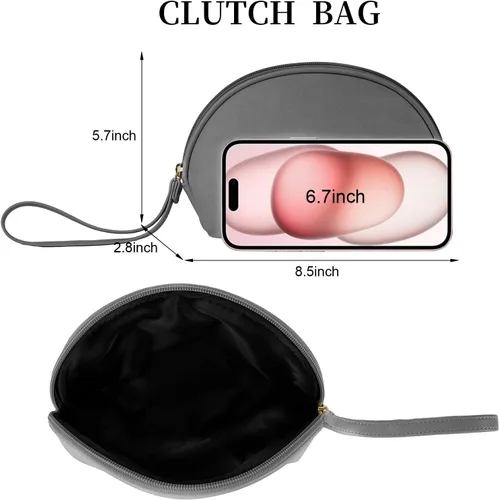 Vista 8 de KOGTLA Bolsos cruzados de cuero Hobo con correa de guitarra para mujer