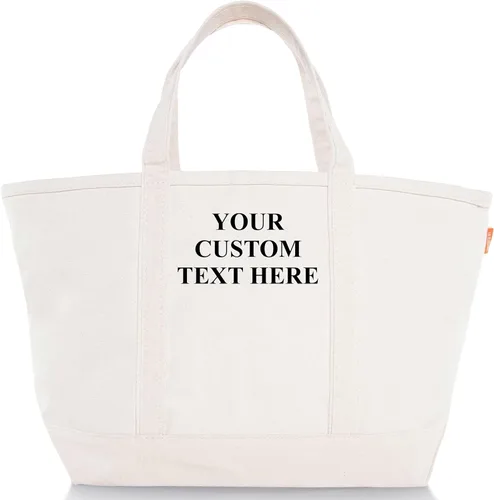 Vista 26 de CB STATION Bolso grande clásico – Bolsa de lona para mujer – Diseño multicolor, perfecta para viajes y compras En blanco: azul bebé