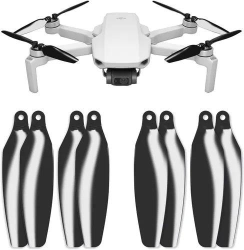 Vista 3 de Master Airscrew Bundle - Hélices Stealth para DJI Mini 2, Mini 2 SE, Mini SE y Mini 4K - Rojo + Negro