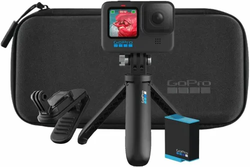 Vista 4 de GoPro HERO10 - Cámara de acción impermeable con pantalla LCD frontal y trasera táctil, video 5.3K60 Ultra HD, fotos de 23 MP, transmisión en vivo