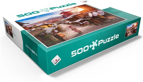 Vista 3 de MyPuzzle Idyllic Japan - Rompecabezas prémium de 500 piezas, fabricado en Estados Unidos