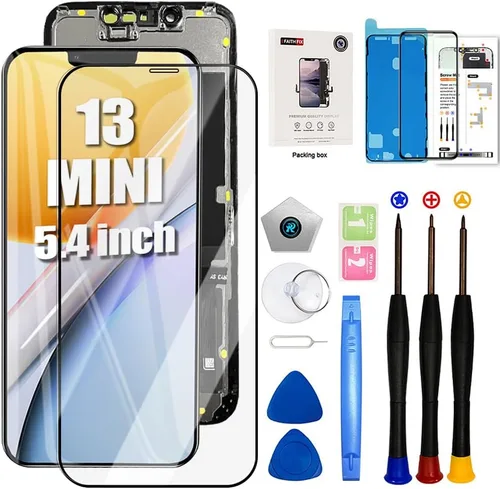 Vista 32 de EFAITHFIX para iPhone 11 Reemplazo de pantalla COF de 6.1 pulgadas, marco de pantalla LCD, ensamblaje de pantalla táctil 3D, digitalizador