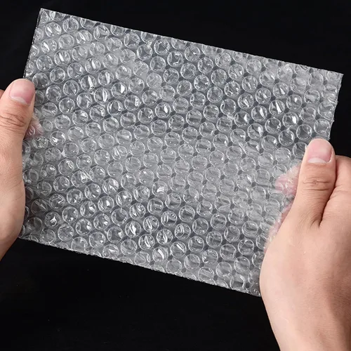 Vista 3 de 100 bolsas de burbujas transparentes de 4 x 6 pulgadas, bolsas de embalaje protectoras para envíos, mudanzas de pequeñas empresas, 100