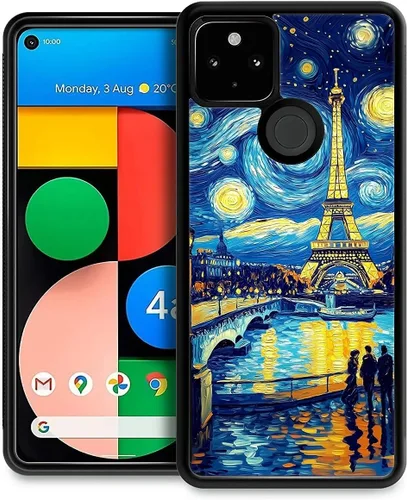 Vista 91 de CARLOCA Funda compatible con Google Pixel 4A 5G, diseño gráfico de moda, a prueba de golpes, antiarañazos, protección contra caídas, para Google