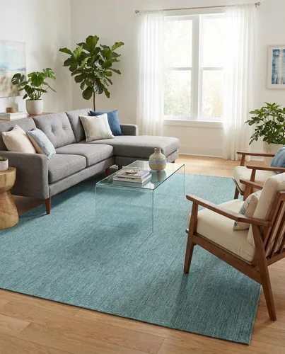 Vista 96 de Rugs.com Outdoor Solid Collection - Alfombra de pelo plano beige de 2 x 3 pulgadas, perfecta para entradas, cocinas, rincones de desayuno, piezas