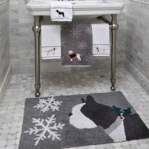 Vista 7 de SKL Home Vern Yip by Fa La La - Alfombra para perros, color gris