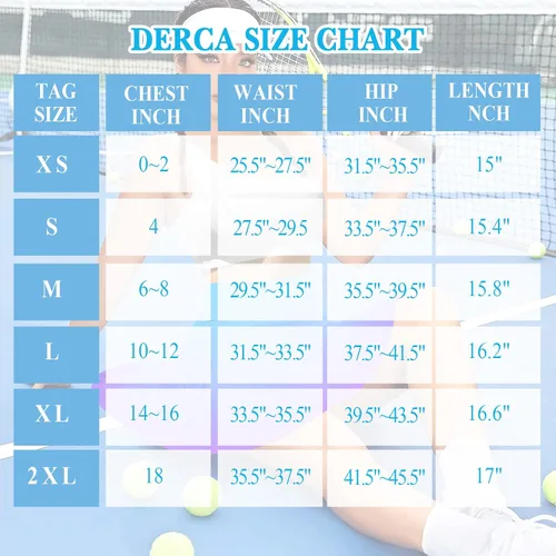 Vista 6 de DERCA Falda de tenis plisada para mujer con bolsillos, pantalones cortos de cintura alta, faldas de golf, entrenamiento, correr, deportes, falda