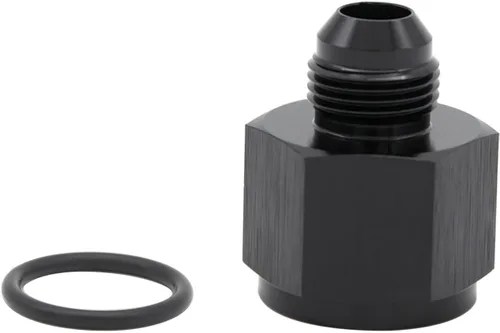 Vista 22 de 1/8 NPT hembra a -3 AN AN3 macho Flare Thread Expander adaptador Expander Accesorios de manguera Aluminio Negro