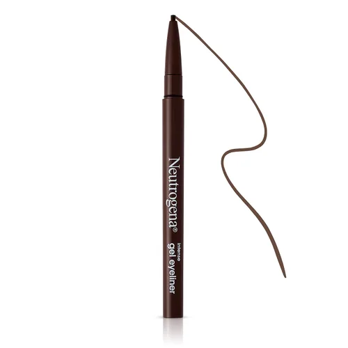Vista 7 de Neutrogena Delineador de Ojos en Gel Intenso, Maquillaje de Ojos con Vitamina E Antioxidante, Delineador de Ojos de Precisión Audaz, Resistente a 30