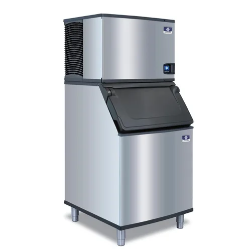 Vista 2 de Manitowoc IDT0450A-161 Indigo NXT Máquina para hacer hielo de dados completos refrigerados por aire de 30 pulgadas con contenedor de almacenamiento