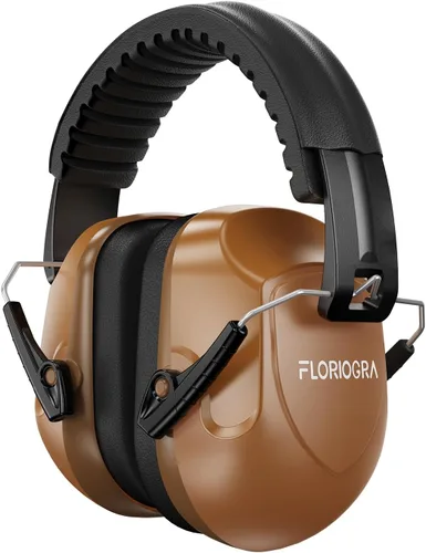 Vista 9 de Noise Reduction Ear Muffs, NRR 34dB Ear Protection for Adults Black Red