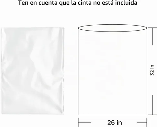 Vista 2 de Morepack Bolsas de celofán para cestas de regalo de 26 x 32 pulgadas, 5