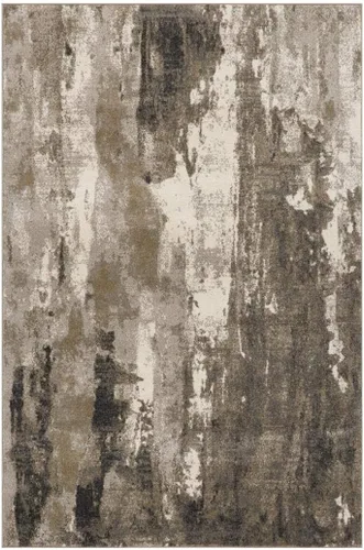 Vista 7 de LUXE WEAVERS Lagos Collection - Alfombra de área abstracta beige de 2x3