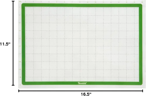 Vista 8 de Tovolo TrueBake - Alfombrilla de silicona para hornear media hoja con líneas de rejilla para hornear galletas, pastelería, masa rodante, cocinar