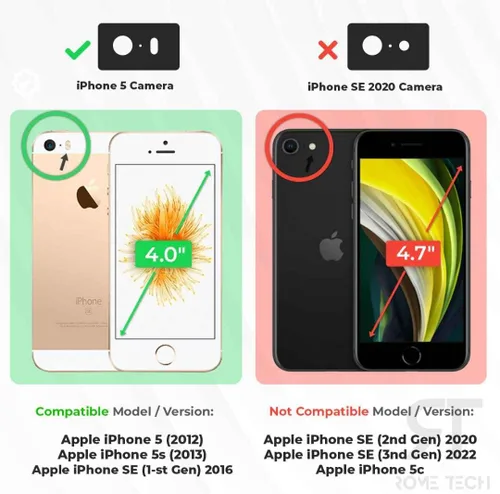Vista 3 de Funda diseñada para iPhone 5/5s/SE (2016) con funda de clip para cinturón