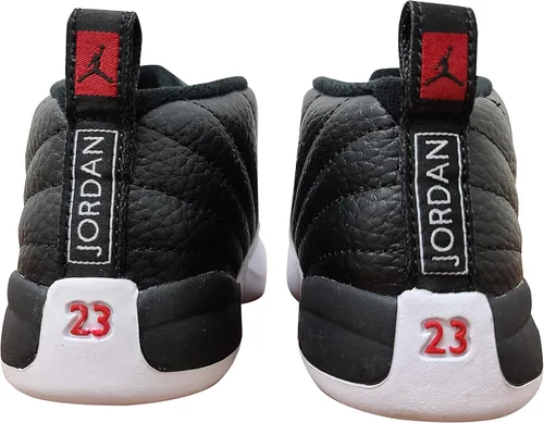 Vista 4 de Jordan Toddler's 12 Retro Playoffs BlackVarsity Red-White (850000 006)