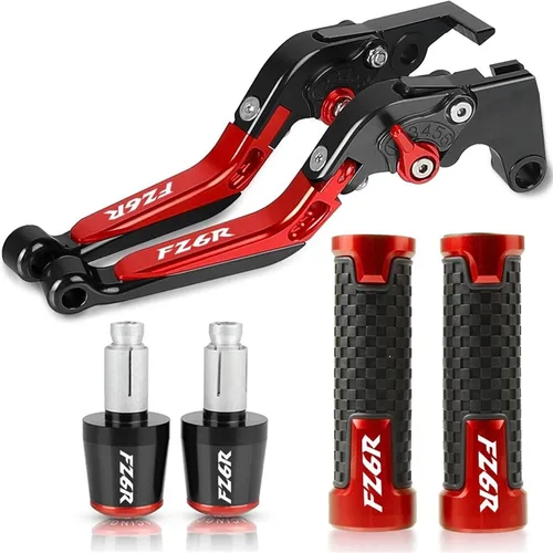Vista 7 de Palancas de embrague de freno de motocicleta para manillar Yamaha FZ6R FZ 6R FZ-6R 2009 2010 2011 2012 2013 2014 2015 2016 2017 (Color : 1)