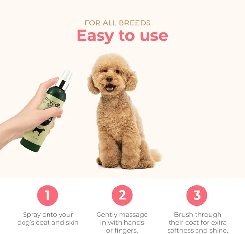 Vista 4 de Pawfume - Loción para perros en aerosol para piel seca + champú y acondicionador para perros