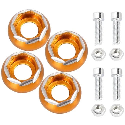 Vista 7 de Tornillos de matrícula de motocicleta, tornillo de matrícula, tornillo decorativo de aleación de aluminio M6, kit de tornillos para matrícula apto