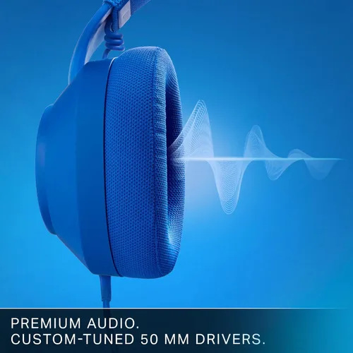 Vista 4 de LucidSound LS10X Gen 2 Wired Gaming Headset for Xbox Series X S - Blue, Officially Licensed, Designed for Comfort, Quick-Access Audio Controls
