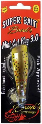 Vista 45 de Brad's Killer Fishing Gear Super Bait Cut Plug y Mini Cut Plug