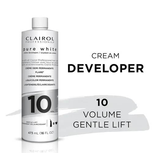 Vista 2 de Clairol Professional Pure White 10 Volume Hair Developers for Lightening & Gray Coverage