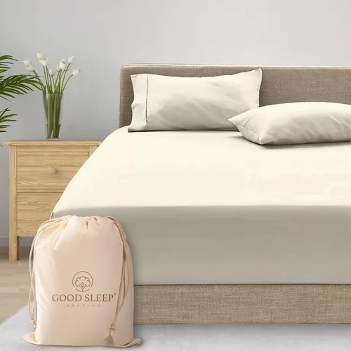 Vista 26 de Good Sleep Bedding Sábanas ajustables Twin XL - 1000 recuento de hilos, sábanas Twin XL extra largas, suaves y transpirables con bolsillo de 16