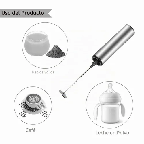 Vista 3 de WAN-WAN Mini mezclador de fórmula eléctrica de mano recargable inalámbrico