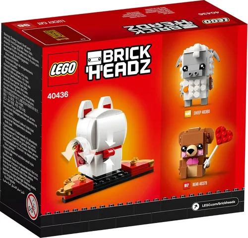 Vista 4 de Brickheadz Lucky Cat 40436 cartucho de tóner 134 pieza(s)