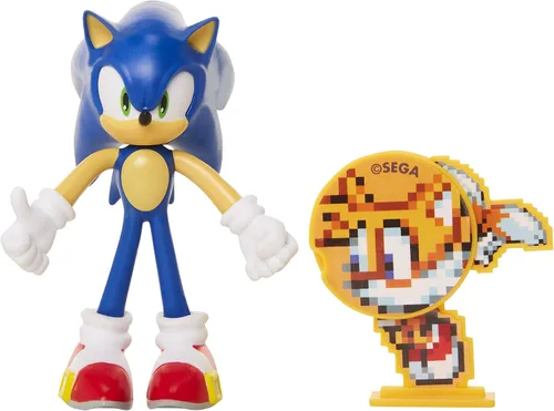 Vista 16 de Sonic, el erizo - Figura de acción de Knuckles de 4 in Nudillos