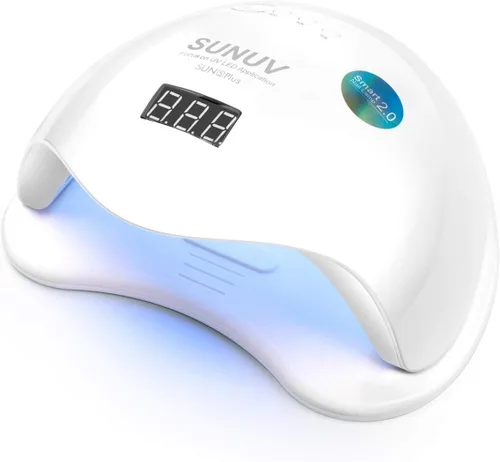 Vista 9 de Sunuv 36 W LED UV lámpara secadora de uñas para uñas de gel, Manicura/Pedicura con 10s/30s/60s/99S temporizador y bandeja inferior y pantalla LCD